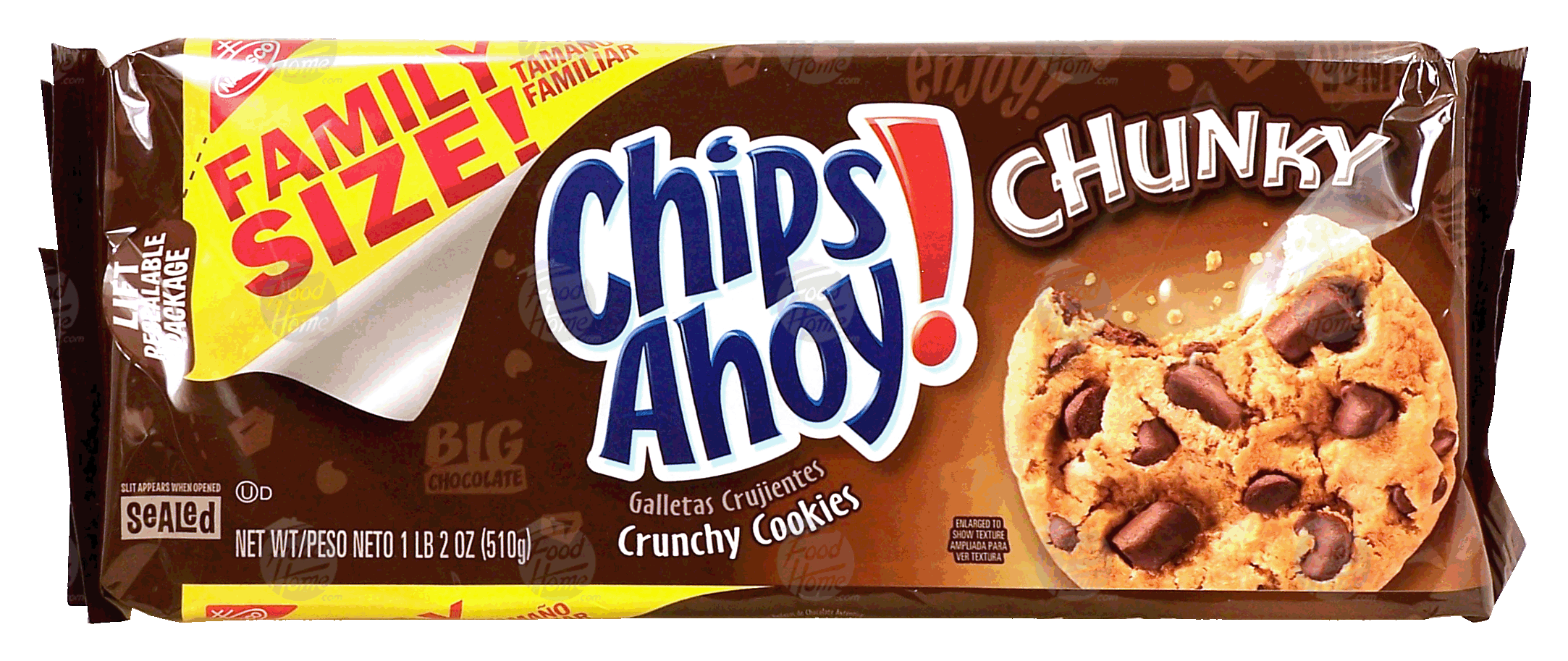 Nabisco Chips Ahoy! crunchy cookies with chunky chocolate chips Full-Size Picture